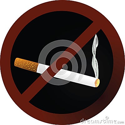 No smoking sign Vector Illustration