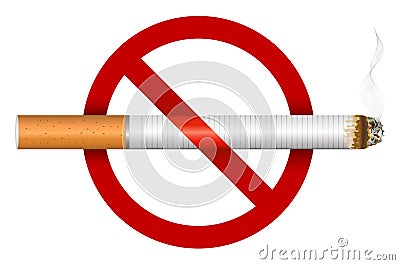 No smoking sign Vector Illustration