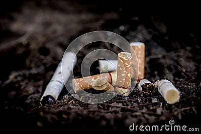 No smoking and World No Tobacco Day Stock Photo