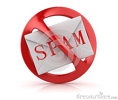 No Spam Concept Stock Photo