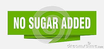 no sugar added Vector Illustration
