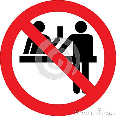 No tickets sign Stock Photo