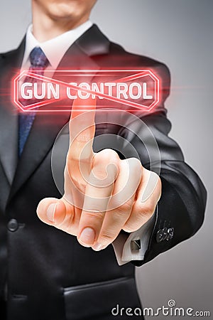 No to gun control Stock Photo