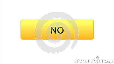 No web interface button orange color, online application, internet service Stock Photo