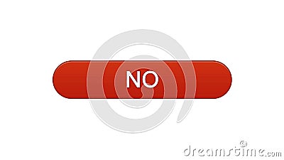 No web interface button wine red color, online application, internet service Stock Photo