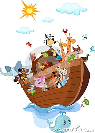 Noah's Ark Vector Illustration