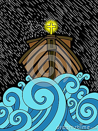 Noah's Ark Vector Illustration