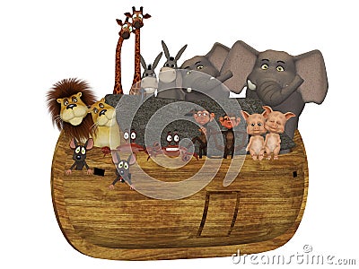 Noah's ark Cartoon Illustration