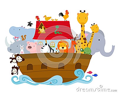 Noah's ark Vector Illustration