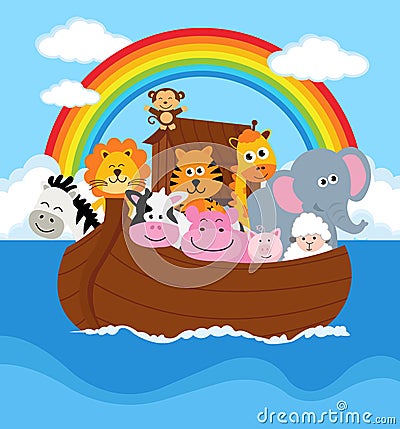 Noahs Ark Vector Illustration