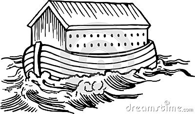 Noahs Ark Vector Illustration