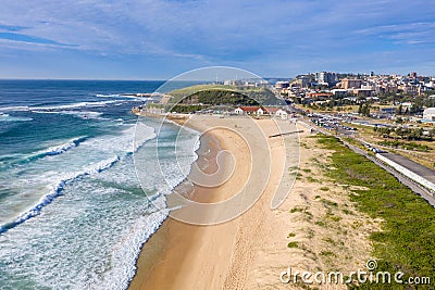 Nobbys Beach - Newcastle Australia Stock Photo