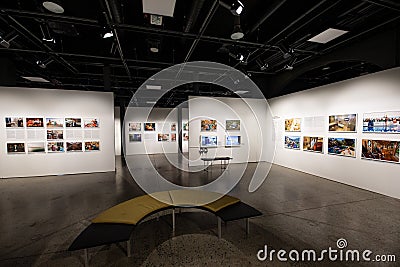 Nobel peace center Exhibition Generation Wealth Editorial Stock Photo