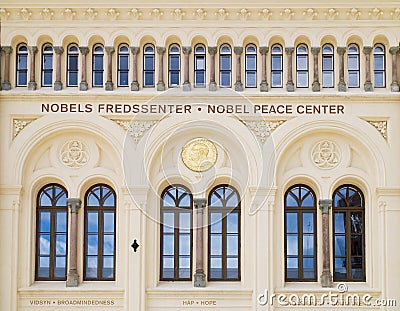 Nobel Peace Center in Oslo, Norway Stock Photo