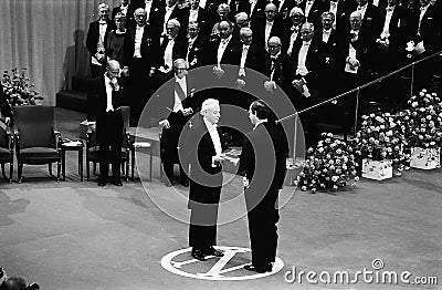 NOBEL PRIZE CEREMONY IN STOCKHOLM SWEDEN Editorial Stock Photo