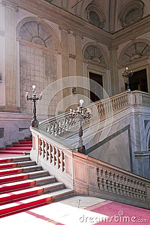 Noble Stairway Editorial Stock Photo