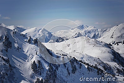 Nock mountains, Turracher HÃ¶he part of the Alps Stock Photo