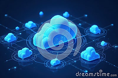 Node.js Hosting Options and Architecture Stock Photo
