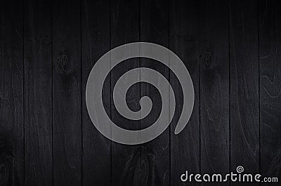 Noir elegance black wooden board background. Wood texture. Stock Photo