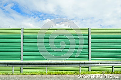 Noise barrier Stock Photo