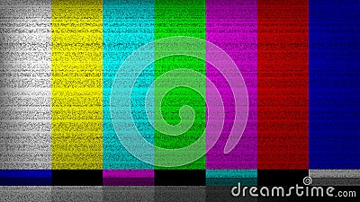 Noise grain background, no signal tv screen texture, vector stipple effect. Color bars grain noise or grainy texture and dotwork Vector Illustration