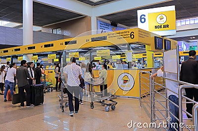 Nok Air Don Mueang airport Bangkok Thailand Editorial Stock Photo