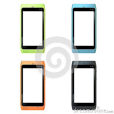 NOKIA N8 Touch Screen Cell Mobile Phone Stock Photo