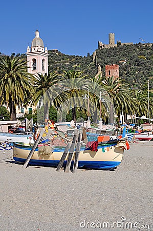 Noli, Riviera Ligure, Italy Editorial Stock Photo