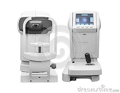 Non contact tonometer Stock Photo