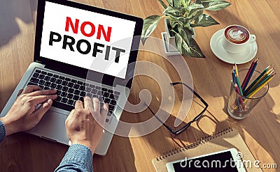 NON PROFIT Stock Photo