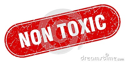 non toxic sign. non toxic grunge stamp. Vector Illustration