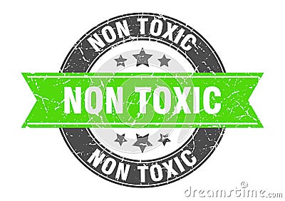 non toxic stamp Vector Illustration