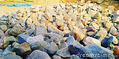 Nonai named stone River udalguri of Assam India. This River is full of stones. Editorial Stock Photo