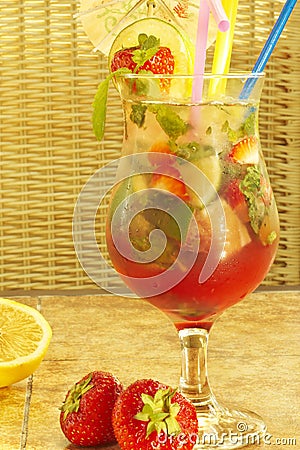 Nonalcoholic Cocktail Stock Photo