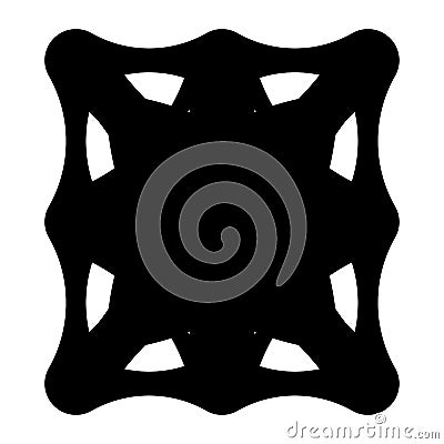 Nonfigural abstract design elements, blobs, splotches Vector Illustration