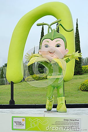 Nong Khun mascot Editorial Stock Photo