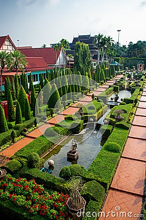 Nong Nooch, Pattaya, Thailand Editorial Stock Photo