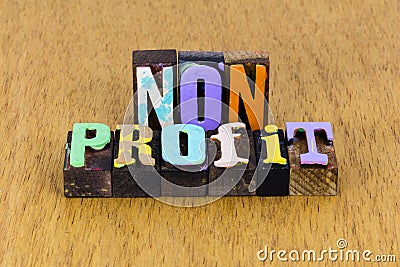 Nonprofit organization volunteer charity help donation trust Stock Photo