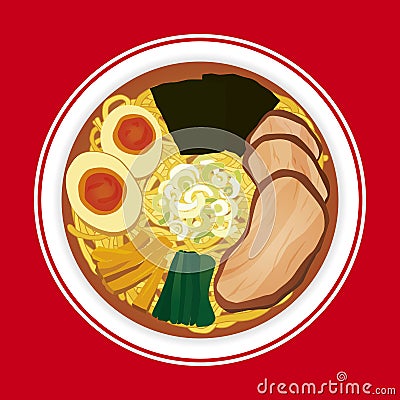 Noodles Vector Illustration