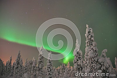 noorderlicht (aurora borealis) Stock Photo