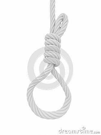 Noose from the gallows Stock Photo