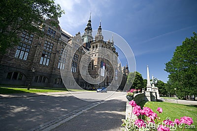 Nordic Museum in Stockholm Stock Photo