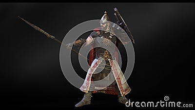 Nordic viking 3d render illustration Stock Photo