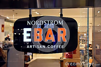 Nordstrom Ebar in Ottawa, Canada Editorial Stock Photo