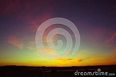 Norfolk skies. Stock Photo