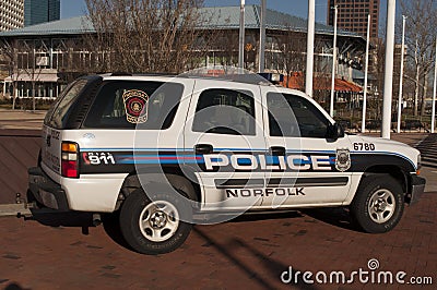 Norfolk Virginia Police Editorial Stock Photo