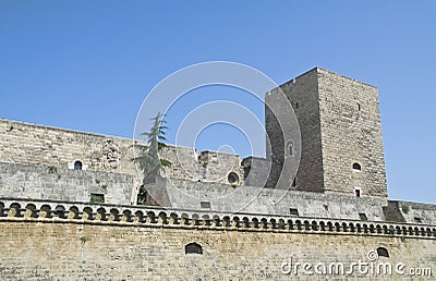 Norman-Swabian Castle. Bari. Apulia. Stock Photo