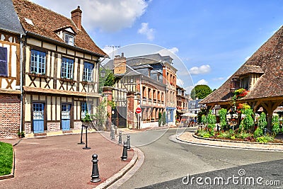 Normandie, the picturesque city of Lyons la Foret Editorial Stock Photo
