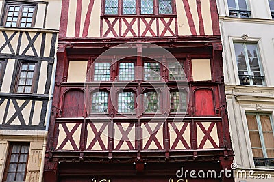 Normandie, picturesque city of Rouen in Seine Maritime Editorial Stock Photo