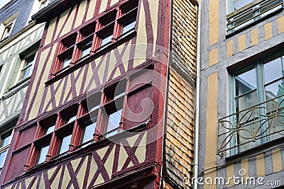 Normandie; picturesque city of Rouen in Seine Maritime Stock Photo